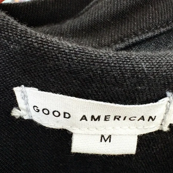 Good American Black Short Sleeve Jumpsuit Size Medium NWT - Picture 7 of 10